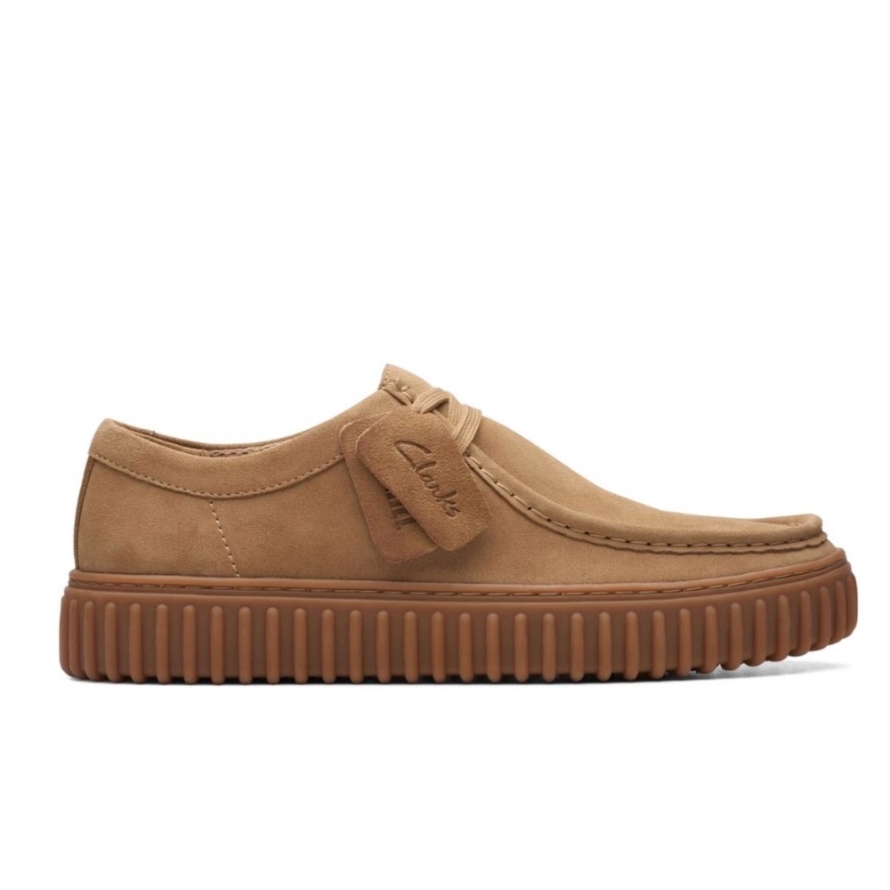 Clarks Originals Mens Torhill Lo Dark Sand Suede size 11